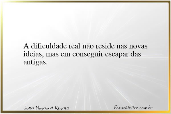 Frase de John Maynard Keynes