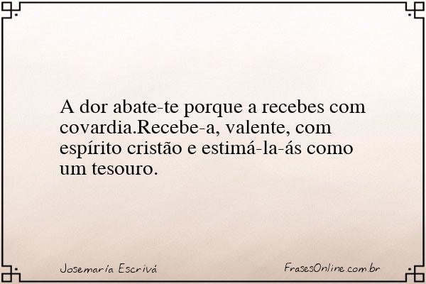 Frase de Josemaría Escrivá