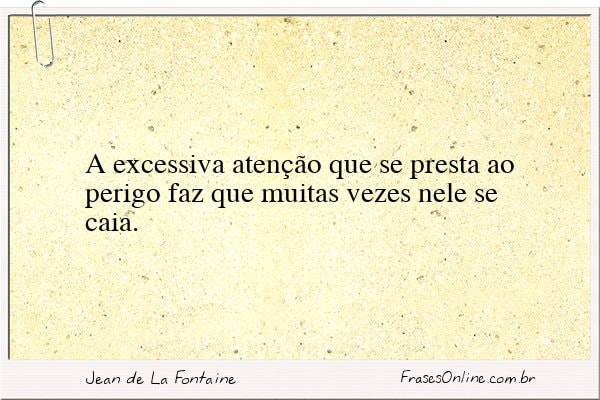 Frase de Jean de La Fontaine