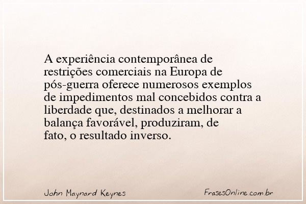 Frase de John Maynard Keynes