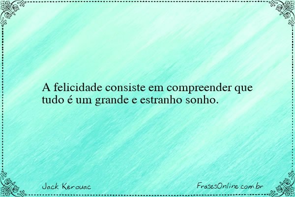 Frase de Jack Kerouac