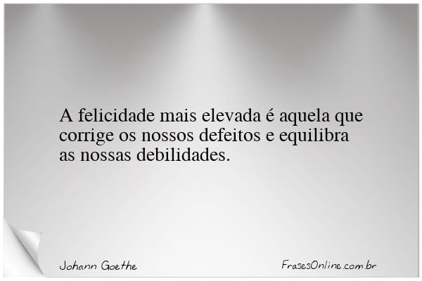 Frase de Johann Goethe
