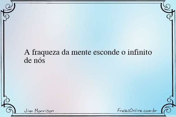 Frase de Jim Morrison