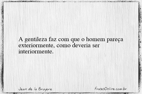 Frase de Jean de la Bruyere
