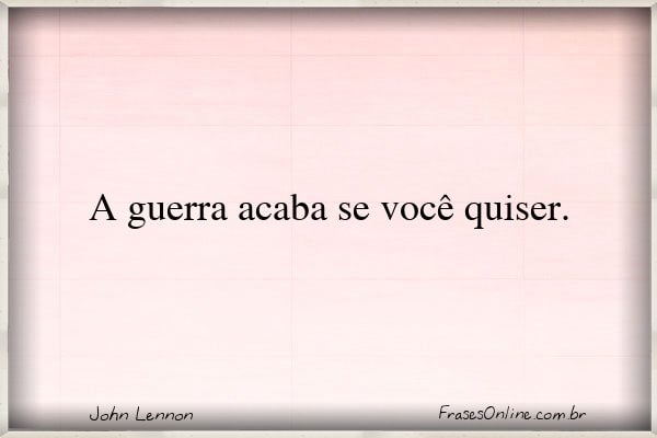 Frase de John Lennon