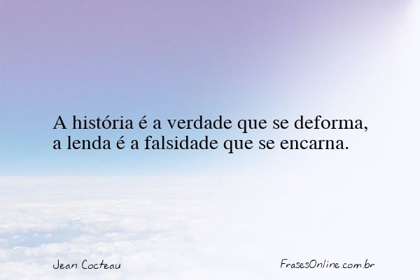 Frase de Jean Cocteau