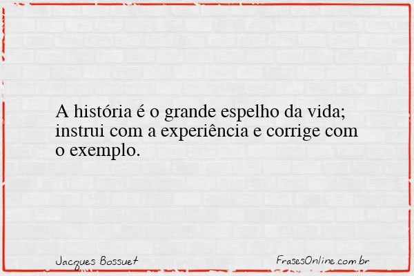 Frase de Jacques Bossuet