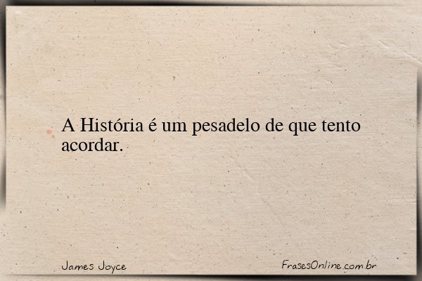 Frase de James Joyce
