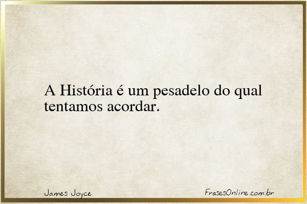Frase de James Joyce