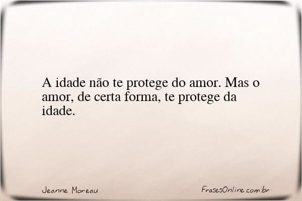 Frase de Jeanne Moreau