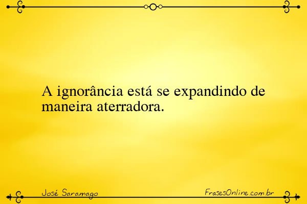 Frase de José Saramago