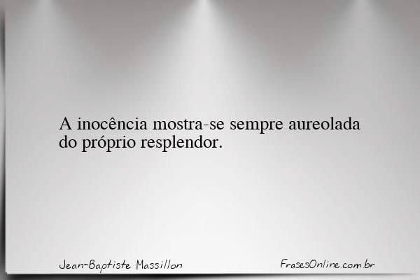 Frase de Jean-Baptiste Massillon