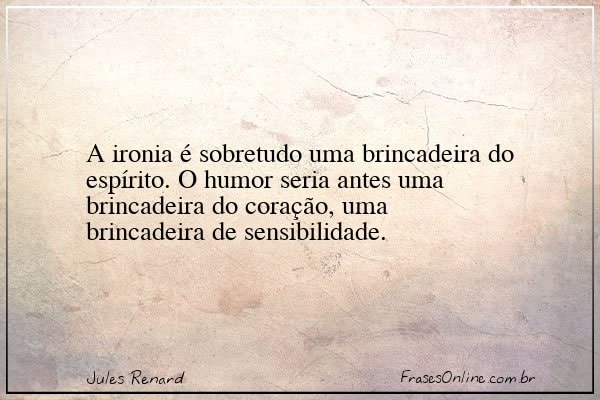 Frase de Jules Renard