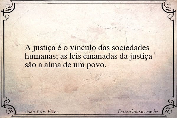 Frase de Juan Luís Vives