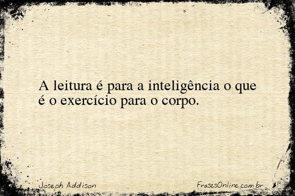 Frase de Joseph Addison