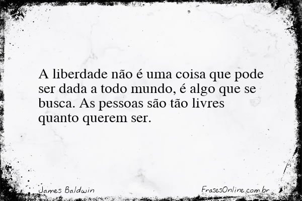 Frase de James Baldwin