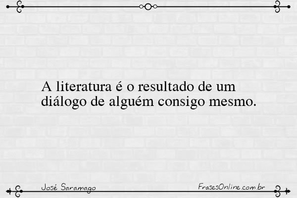 Frase de José Saramago