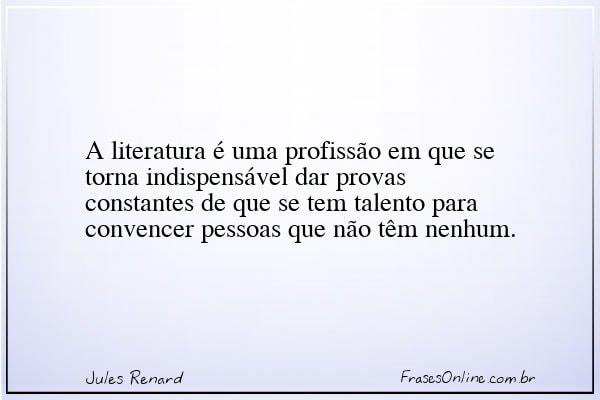 Frase de Jules Renard