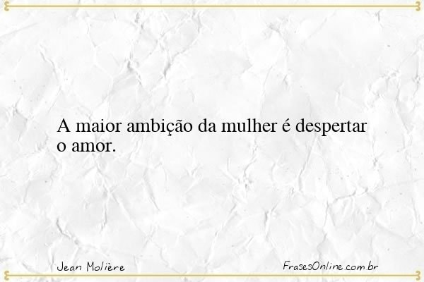Frase de Jean Molière
