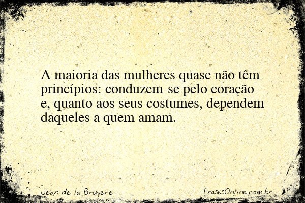 Frase de Jean de la Bruyere
