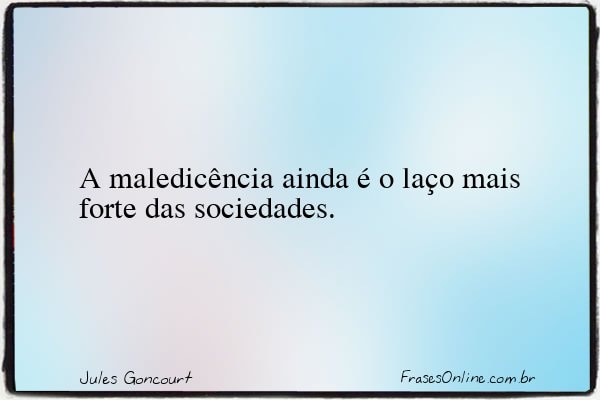 Frase de Jules Goncourt