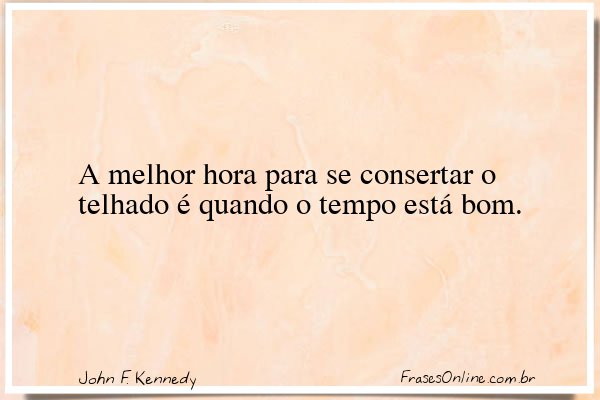 Frase de John F. Kennedy