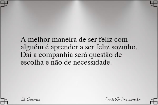 Frase de Jô Soares