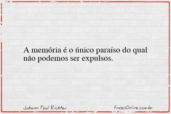 Frase de Johann Paul Richter