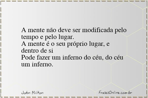 Frase de John Milton
