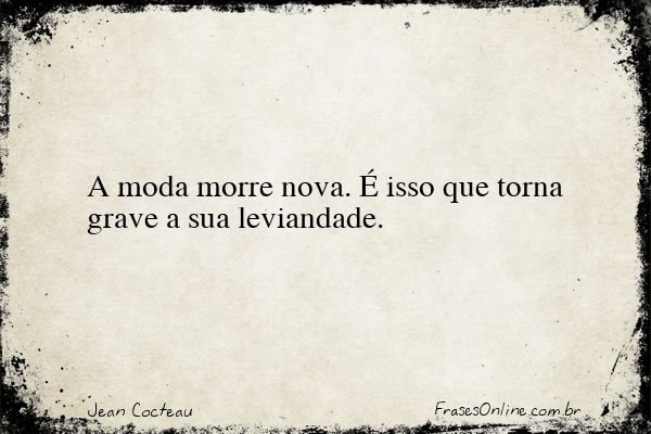 Frase de Jean Cocteau