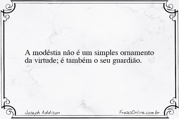Frase de Joseph Addison