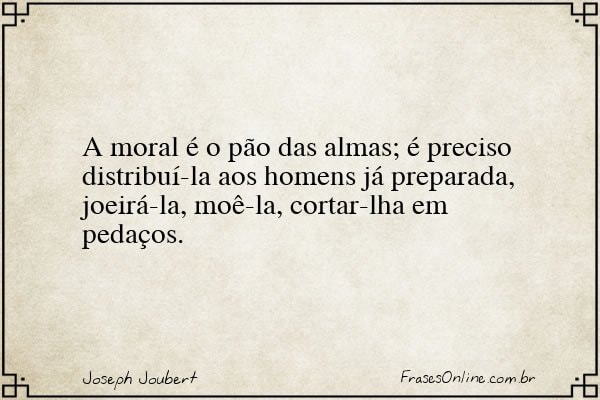 Frase de Joseph Joubert