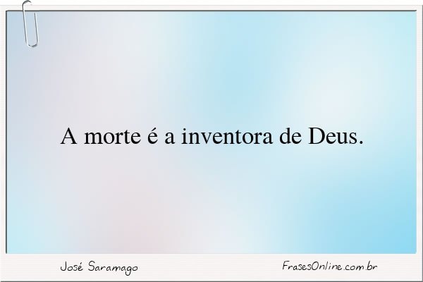 Frase de José Saramago