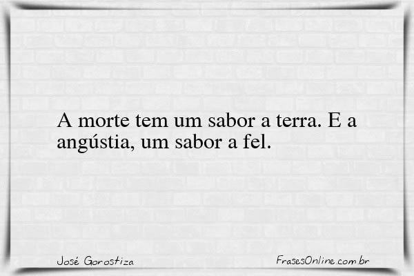 Frase de José Gorostiza