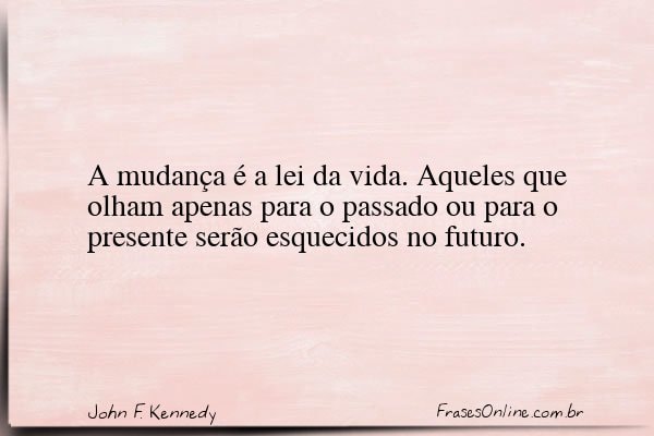 Frase de John F. Kennedy
