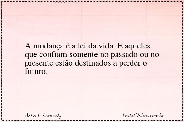 Frase de John F. Kennedy