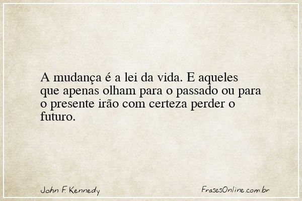 Frase de John F. Kennedy