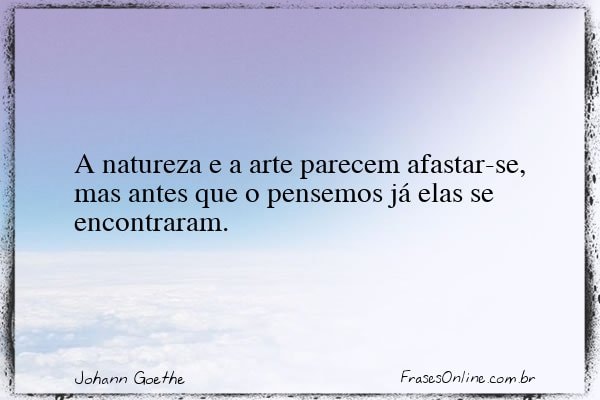 Frase de Johann Goethe