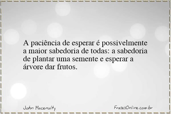 Frase de John Macenulty