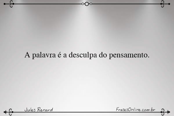 Frase de Jules Renard