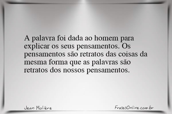 Frase de Jean Molière