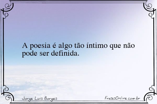 Frase de Jorge Luis Borges
