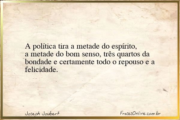Frase de Joseph Joubert