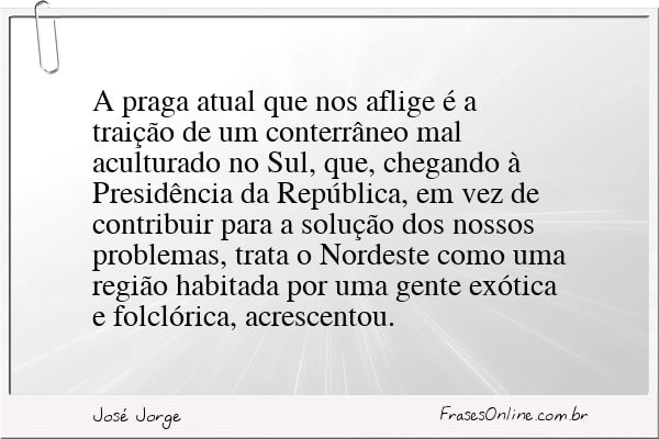 Frase de José Jorge