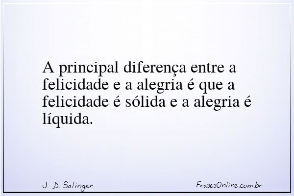 Frase de J. D. Salinger