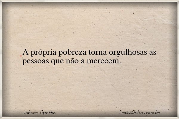 Frase de Johann Goethe