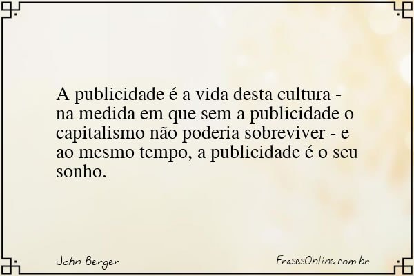 Frase de John Berger