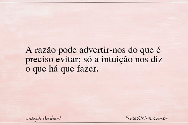 Frase de Joseph Joubert