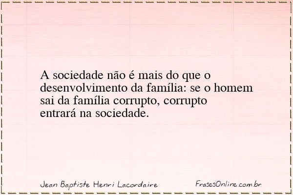 Frase de Jean Baptiste Henri Lacordaire