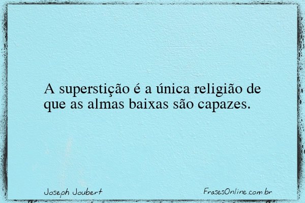 Frase de Joseph Joubert